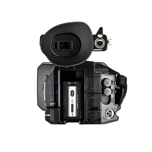 Panasonic AG-CX350 4K Camcorder W/Padded Case, 128 GB Memory Card, Wire Straps, LED Light, and More