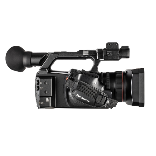 Panasonic AG-CX350 4K Camcorder W/Padded Case, 128 GB Memory Card, Wire Straps, LED Light, and More