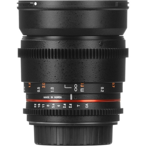 Rokinon 16mm T2.2 Cine Lens for Nikon F Bundle