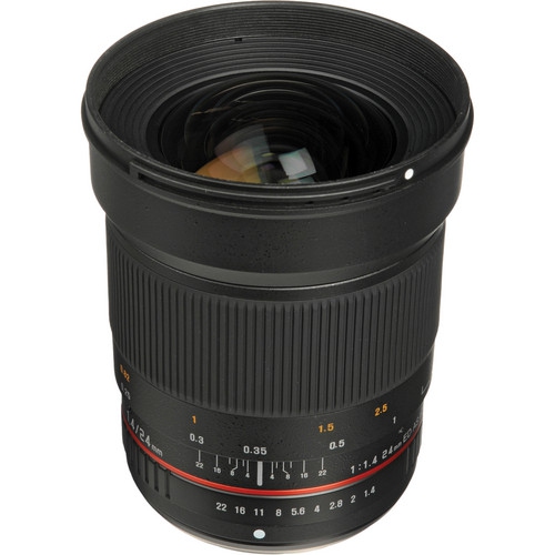 Rokinon 24mm f/1.4 Aspherical Wide Angle Lens for Olympus Bundle