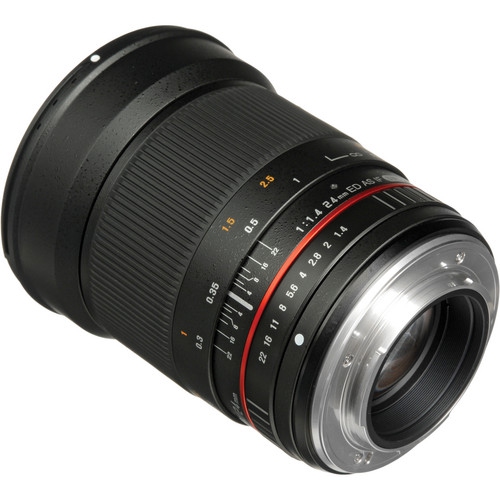 Rokinon 24mm f/1.4 Aspherical Wide Angle Lens for Olympus Bundle