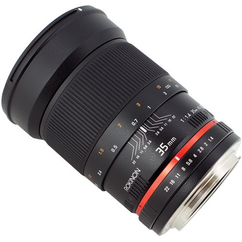 Rokinon 35mm f/1.4 Wide-Angle US UMC Aspherical Lens for Olympus Bundle