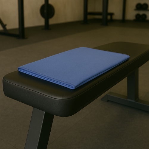 Hurley Twilight Blue 20X40 Solid Microfiber Towel And Case