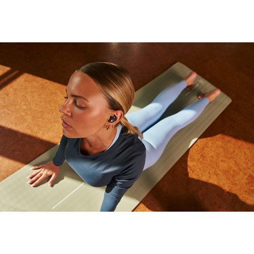 Écouteurs boutons 100 % sans fil à suppression du bruit Powerbeats Fit de Beats by Dr. Dre - Noir de jais