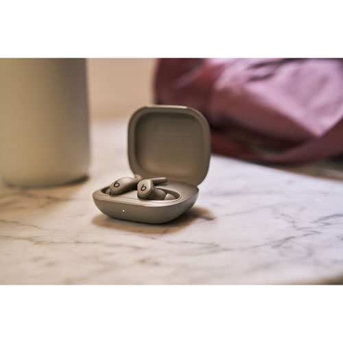 Écouteurs boutons 100 % sans fil à suppression du bruit Powerbeats Fit de Beats by Dr. Dre - Gris anthracite