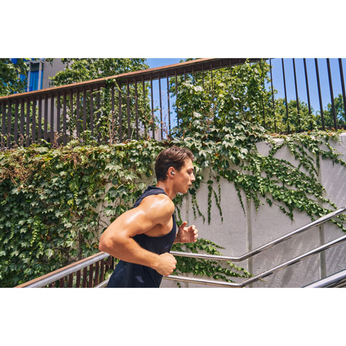 Écouteurs boutons 100 % sans fil à suppression du bruit Powerbeats Fit de Beats by Dr. Dre - Gris anthracite