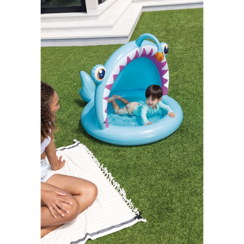 Intex Angler Fish Baby Pool for Ages 1-3 – Fun Fish-Themed Pool for Toddlers