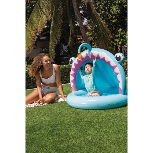 Intex Angler Fish Baby Pool for Ages 1-3 – Fun Fish-Themed Pool for Toddlers