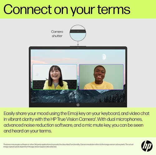 HP 15.6" FHD IPS Laptop, Intel N100 Processor, 16GB DDR4 128GB SSD, Intel UHD Graphics, Windows 11 Home, Copilot AI Key, Wi-Fi 6, Bluetooth 5.3,