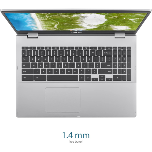 ASUS Chromebook CX1 15.6" FHD NanoEdge Display Laptop, Intel Celeron N4500, 8GB RAM 128GB eMMC, Wi-Fi 6, ChromeOS, Long Battery Life, Ultra-Light &