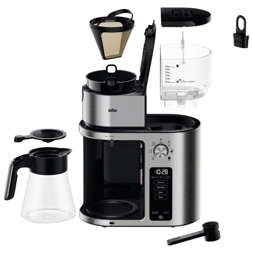 Braun MultiServe Plus Drip Coffee Maker - 10-Cup - Stainless Steel