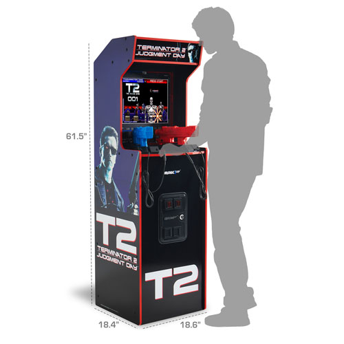 Borne d'arcade de luxe Terminator 2 d'Arcade1Up