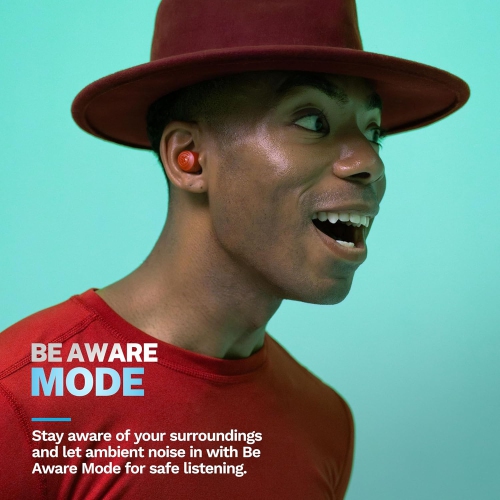 JLab Go Air Pop+ True Wireless Earbuds, in Ear Headphones, Bluetooth Earphones, 35H Playtime Ear Buds, Bluetooth Earbuds with Microphone, USB-C