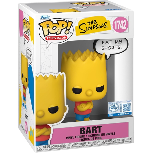 Pop Television The Simpsons 3.75 Inch Action Figure - Bart Simpson #1742