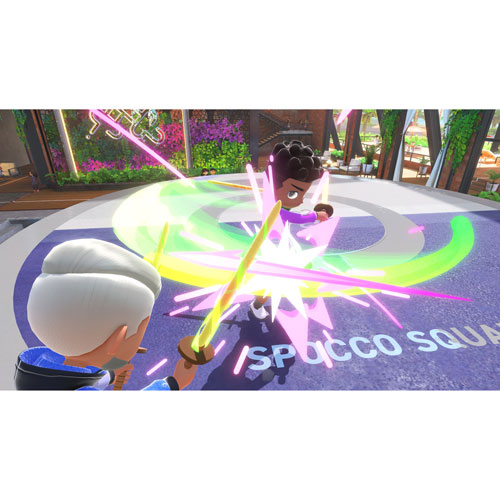 Ensemble avec console Nintendo Switch, Nintendo Switch Sports et sangle de jambe