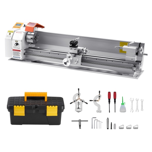 VEVOR 8.7 x 39 in Metal Lathe Machine, Precision Bench Power Metal Lathe,Automatic Feed, 0-2500 RPM Variable Speed,1250W Brushless Motor,for