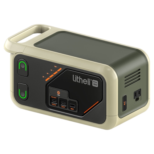 Station alimentation portable Litheli 300SE, 255 Wh port USB-C 100 W E/S, prise CA 110 V à onde sinusoïdale pure, générateur solaire camping,