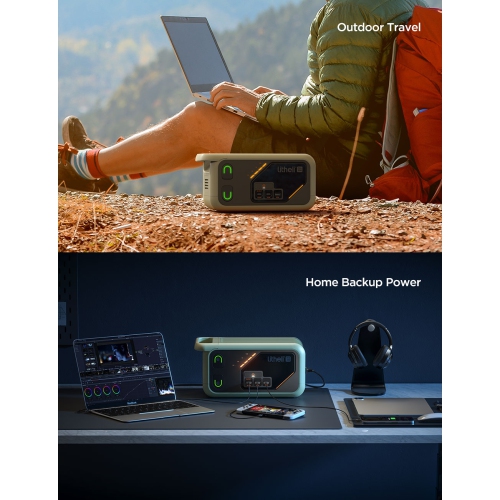 Station alimentation portable Litheli 300SE, 255 Wh port USB-C 100 W E/S, prise CA 110 V à onde sinusoïdale pure, générateur solaire camping,