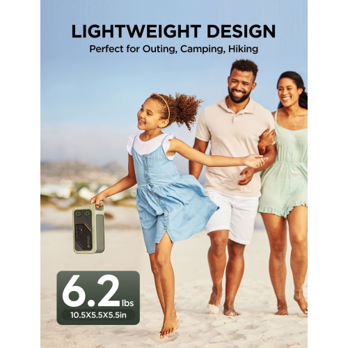 Station alimentation portable Litheli 300SE, 255 Wh port USB-C 100 W E/S, prise CA 110 V à onde sinusoïdale pure, générateur solaire camping,