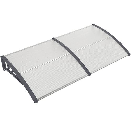 Toile d'auvent de terrasse de 80 x 40&nbsp;po de Costway; Porte de fenêtre extérieure en porte-à-faux; Protection contre la pluie