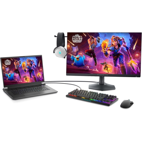 Alienware AW2724HF 27" FHD 1080p Gaming Monitor, 360Hz Fast IPS, HDR10, FreeSync Premium, HDMI/DP, Height Tilt Swivel Pivot, Dark Moon