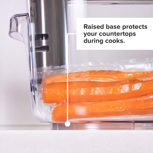 Anova Culinary ANTC01 – Contenant pour cuisson sous vide, peut contenir jusqu'à 16&nbsp;L d'eau, avec couvercle et grille amovibles