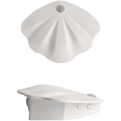 LED Smart Sensor Night Light Shell Induction Motion Sensor USB Rechargeable Dimmable Bedroom Cabinet Wall Lamp