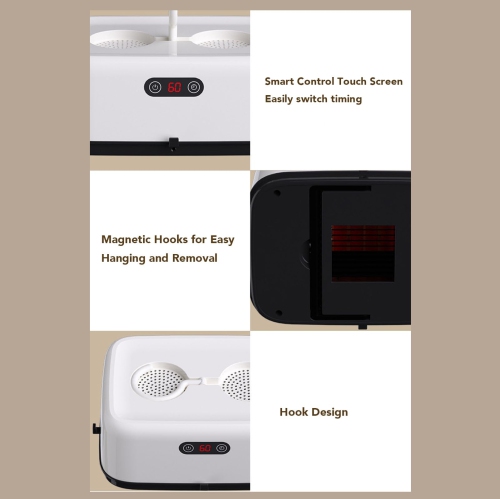 Portable Electric Clothes Dryer Mini Compact Foldable Laundry Dryer Machine with Dryer Bag and Time Setting For Travel, RV, Home, Apartment