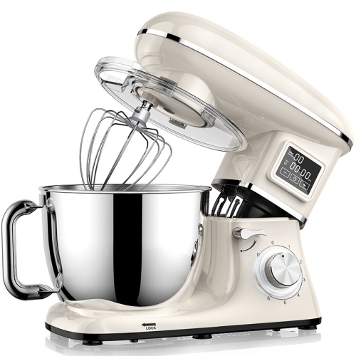 Display Stand Mixer Household Kitchen Machine Automatic Dough Mixer Desktop Spot Small Kitchen Machine - white
