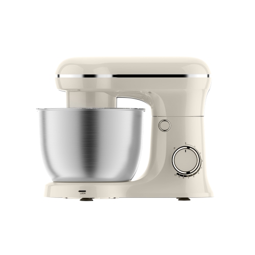 5L Chef Machine 1500W Dough Mixer Electric Mixer Cream Whisk Dough Kneader Bass Noise Reduction - White
