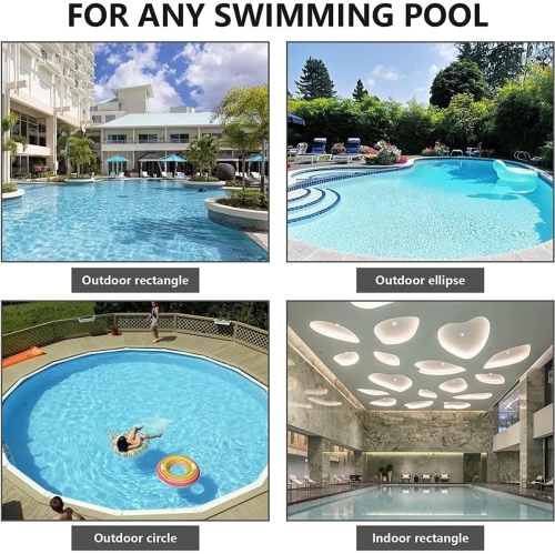 Intelligent fully automatic pool cleaning robot, 180μm fine filtration, dual drive motor 120 minutes of powerful cleaning, automatic parking