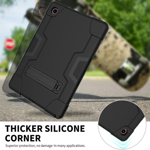 Tasnim Case for Samsung Galaxy Tab A9+ 11 Inch 2023 Model, Heavy Duty Shockproof Rugged Protective Case for Galaxy Tab A9 Plus Tablet (Black)