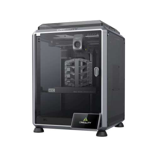 Creality K1C 3D Printer, 220 x 220 x 250mm Build volume, 600mm/s High-Speed, Auto Leveling, Clog-Free Robust Direct Extruder, Support Carbon Fiber