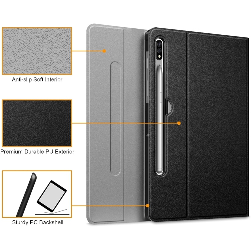 Tasnim Keyboard Case for Galaxy Tab A8 10.5 Inch 2022 Keyboard Case SM-X200 X205 X207, Protective Cover Case with Detachable Wireless Keyboard for