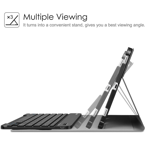 Tasnim Keyboard Case for Samsung Galaxy Tab S10 Ultra / S9 Ultra / S8 Ultra 14.6inch - Mouse and Detachable Magnetic Keyboard, Slim Case, Auto