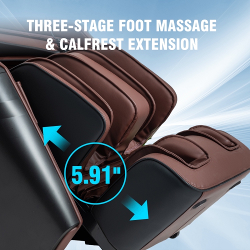 Boîte ouverte - Fauteuil de massage intégral MassaMAX, noir