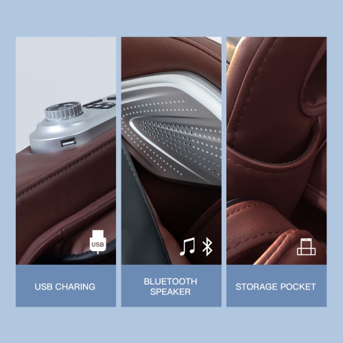 Boîte ouverte - Fauteuil de massage intégral MassaMAX, noir