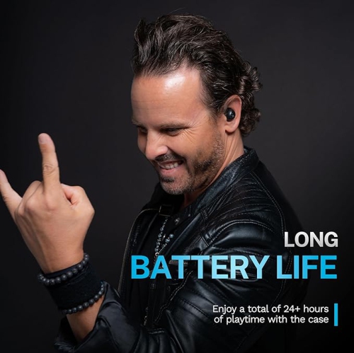 JLab Go Pop ANC True Wireless Earbuds & Charging Case, Black, Active Noise Cancelling, 10mm Drivers, Dual Connect, Customize Your Sound with App,