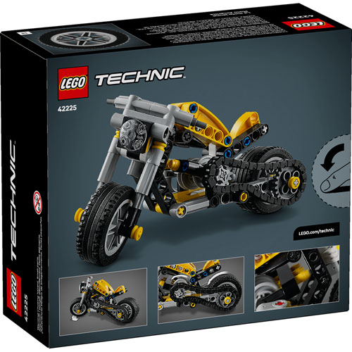 LEGO Technic : La moto jaune - 151 pièces