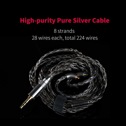 Écouteurs FiiO FH9 1 IEM à haut-parleur à armature équilibré dynamique 6