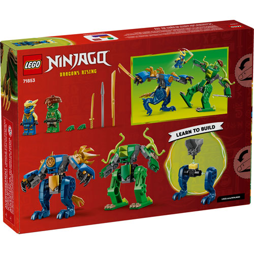 LEGO Ninjago : Le combat du robot dragon de Jay - 107 pièces