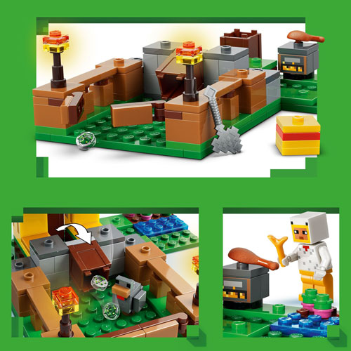 LEGO Minecraft : La ferme-poule - 233 pièces