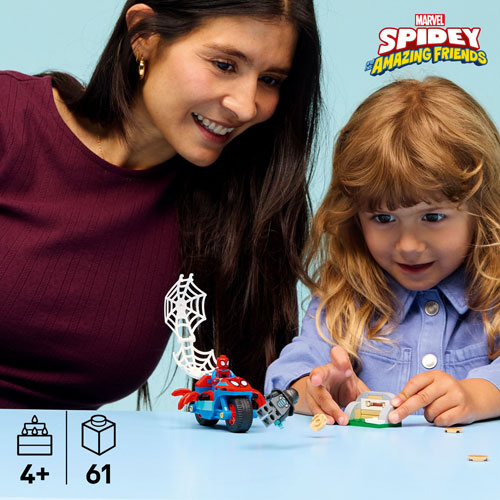 LEGO Spidey: Spidey on his Motorcycle vs. Rhino - 61 Pieces (11206)