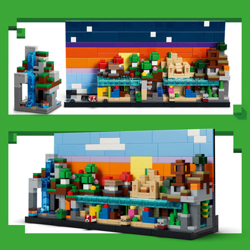 LEGO Minecraft : Biomes miniatures - 797 pièces