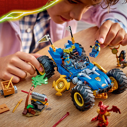 LEGO Ninjago : La voiture transformable de Jay - 387 pièces (71856)