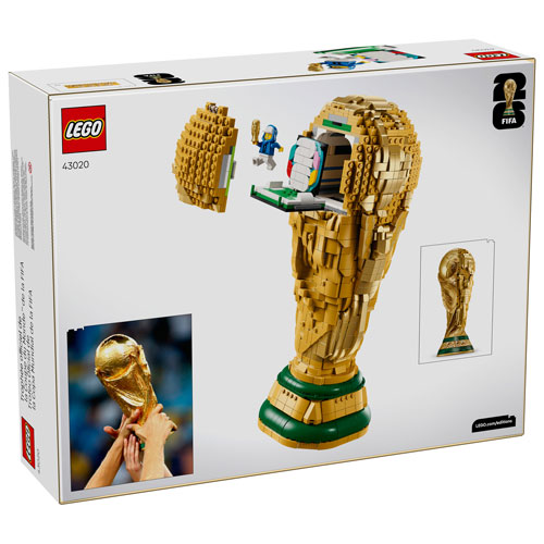 Le trophée officiel de la Coupe du monde de la FIFA de LEGO Editions - 2842 pièces (43020)