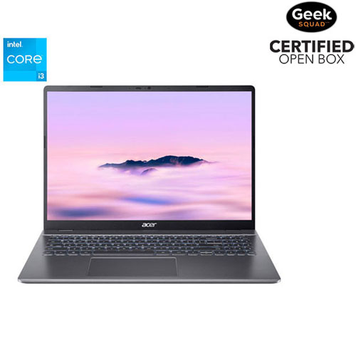 Boîte ouverte - Chromebook Plus de 16 po CB516 d'Acer avec 12 mois de forfait Google AI Pro - Fer