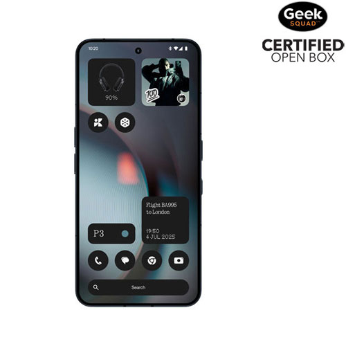 Boîte ouverte - Phone de 256 Go de Nothing - Noir - Déverrouillé - Exclusivité Best Buy