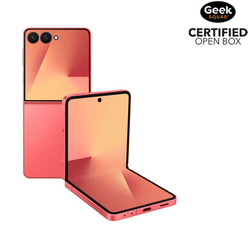 Open Box - Samsung Galaxy Z Flip7 5G 256GB - Coral Red - Unlocked