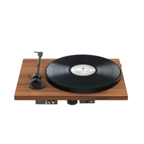 Tourne-disque standard d'entrée de gamme E1 de Pro-Ject avec cartouche d'Audio Technica AT 3600&nbsp;L - Noyer